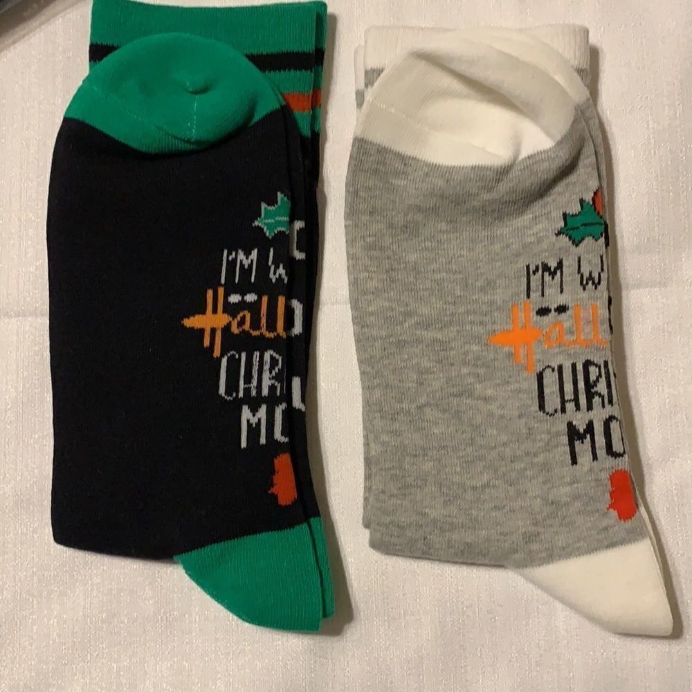 Christmas socks for guys or gals-Two pair - Picture 4 of 7